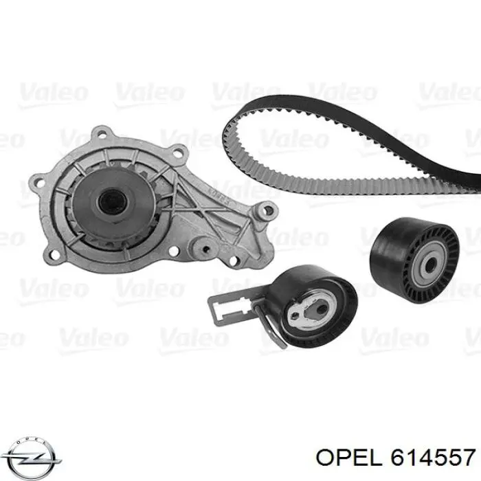 614557 Opel engrenagem de cadeia da roda dentada de acionamento de cambota de motor