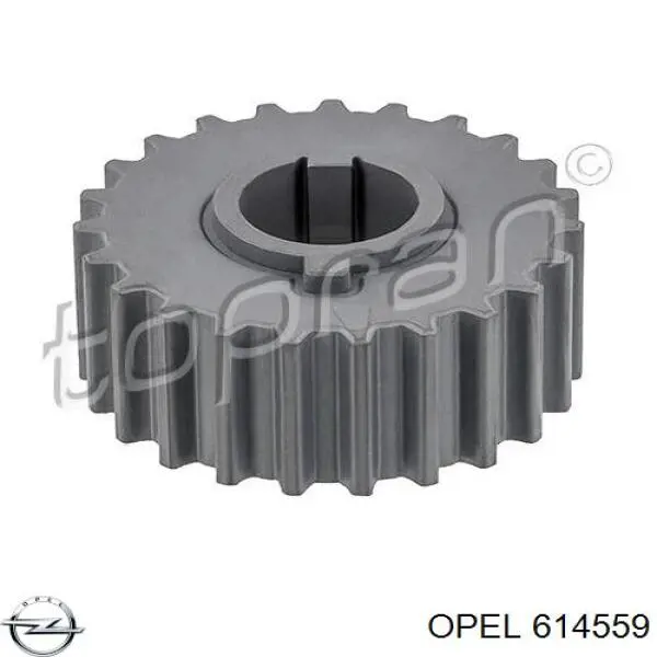 614559 Opel звездочка-шестерня привода коленвала двигателя