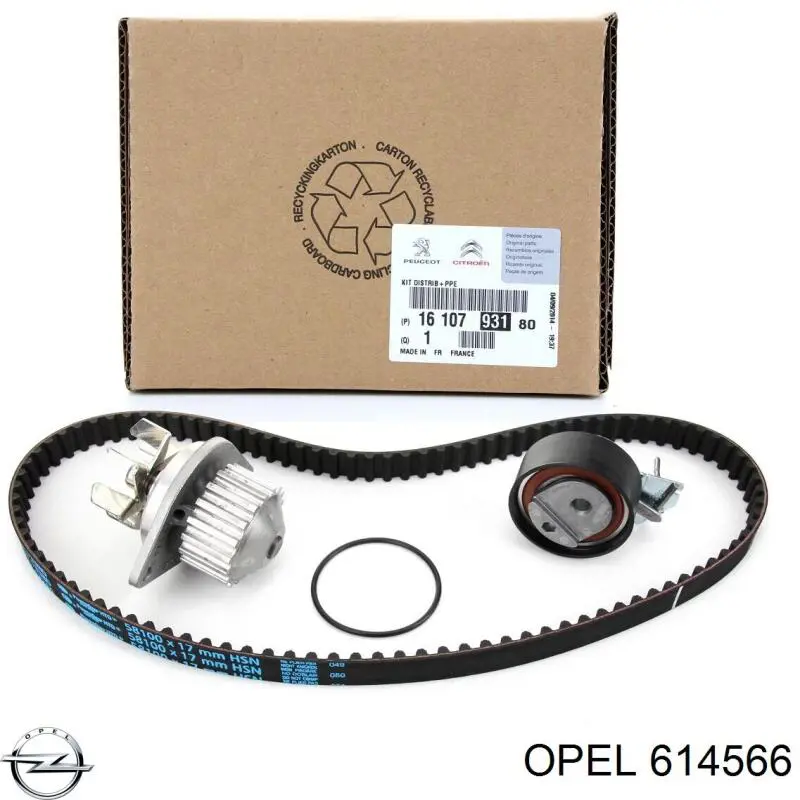 614566 Opel engrenagem de cadeia da roda dentada de acionamento de cambota de motor