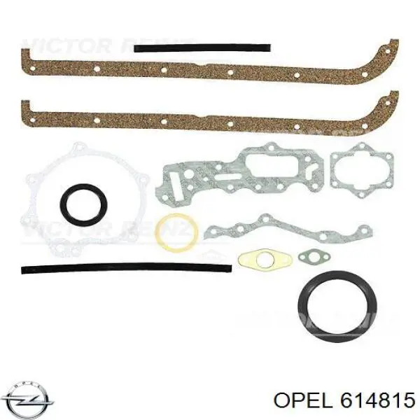 614815 Opel сальник коленвала двигателя задний