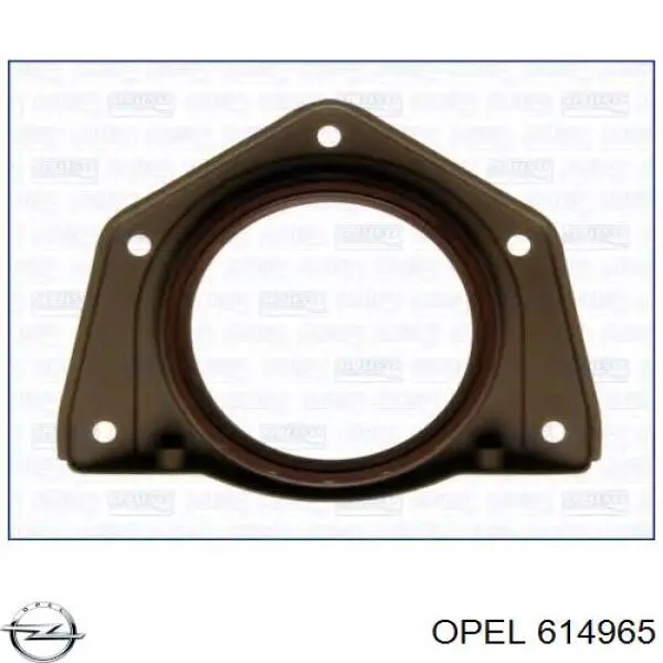 614965 Opel сальник коленвала двигателя задний