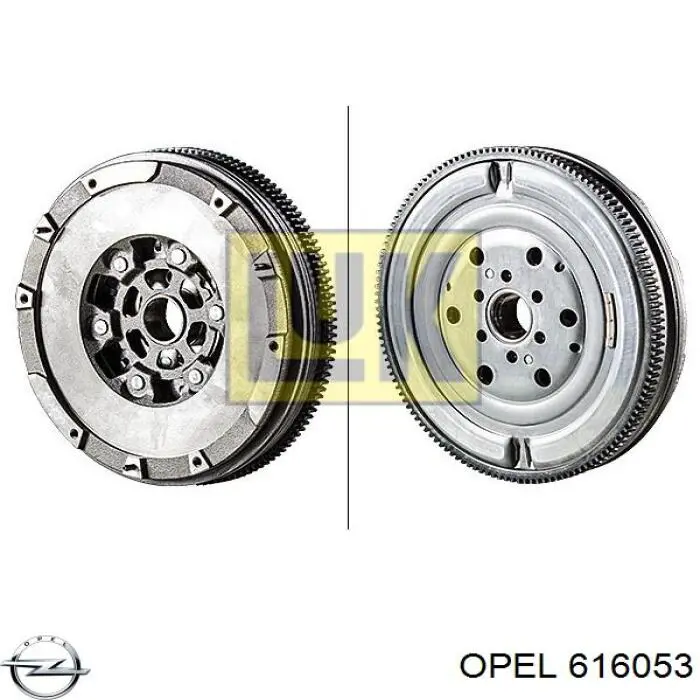0616053 Opel Демпферный маховик