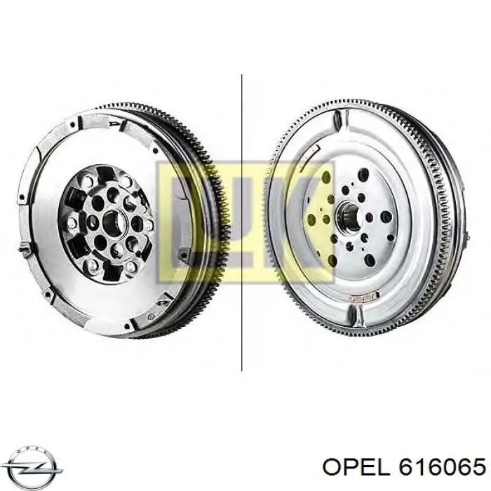 616065 Opel маховик