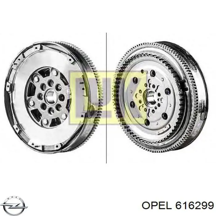 Маховик двигателя Opel 616299 цена, от 340.01 USD