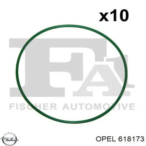 Купить 618173 Opel Вкладыши коленвала коренные, комплект, 1-й ремонт (+0,25)
