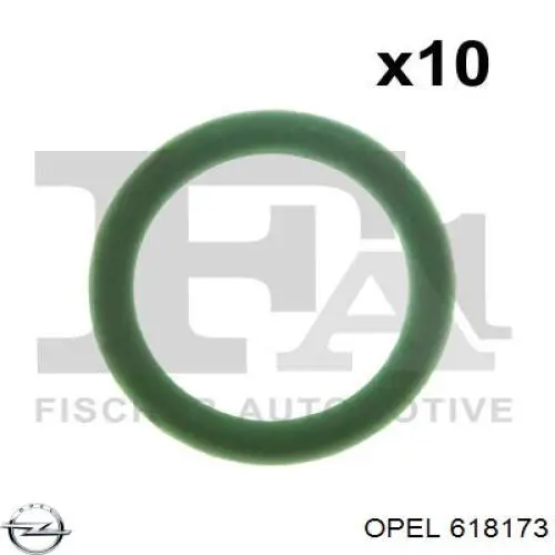 618173 Opel вкладыши коленвала коренные, комплект, 1-й ремонт (+0,25)