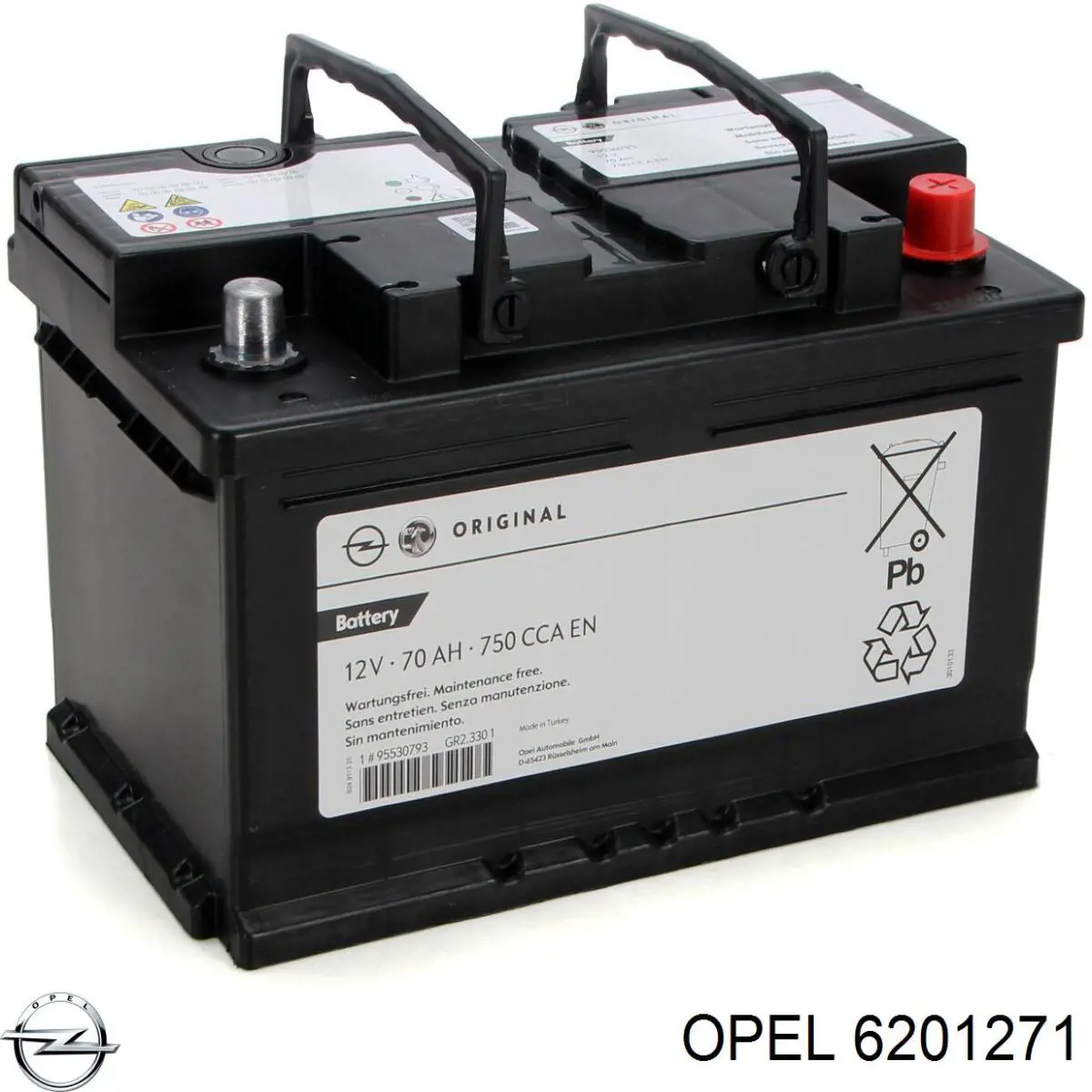 Аккумулятор Opel 6201271