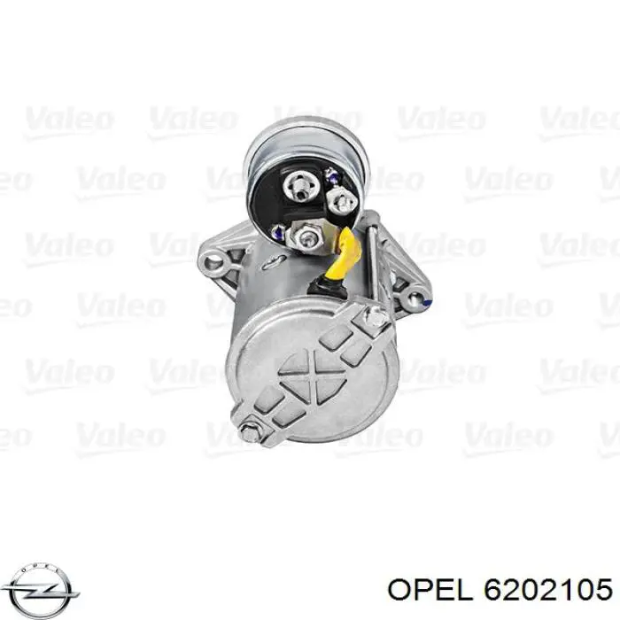 Стартер двигателя Opel 6202105
