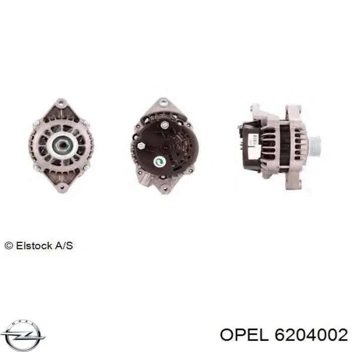 6204002 Opel генератор
