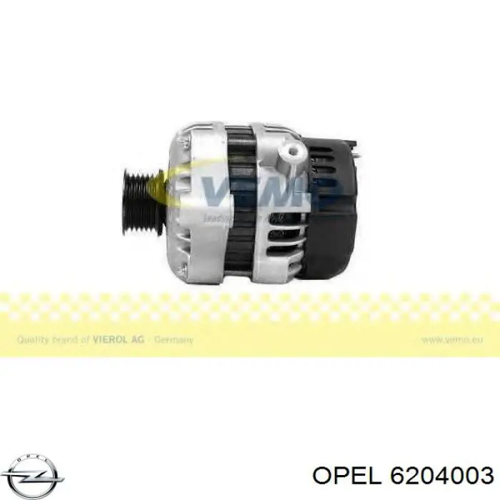 6204003 Opel генератор