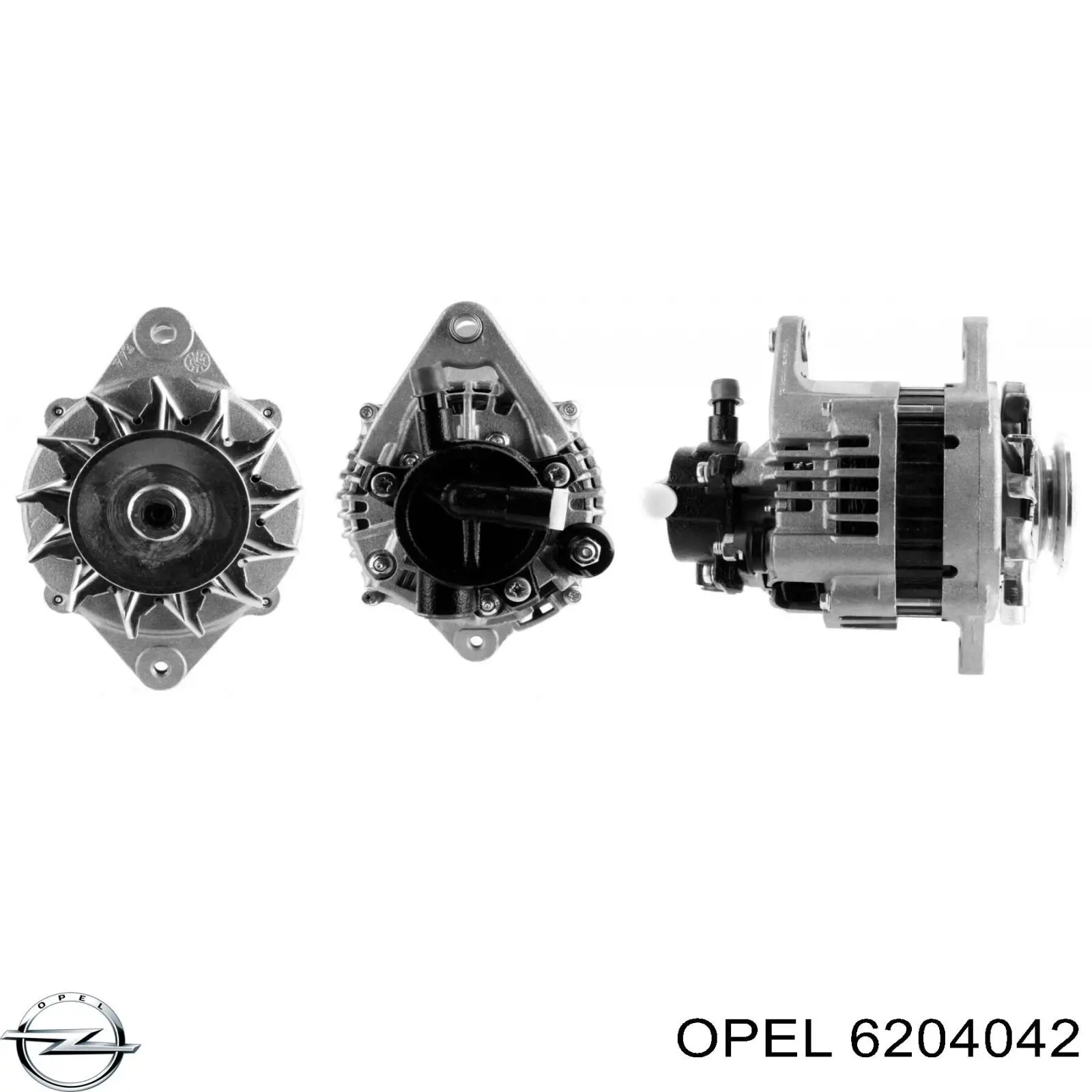 6204042 Opel Генератор автомобильный