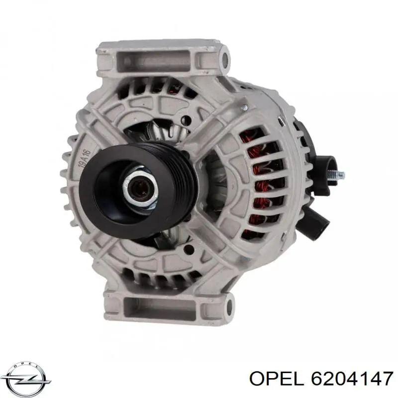 6204147 Opel генератор