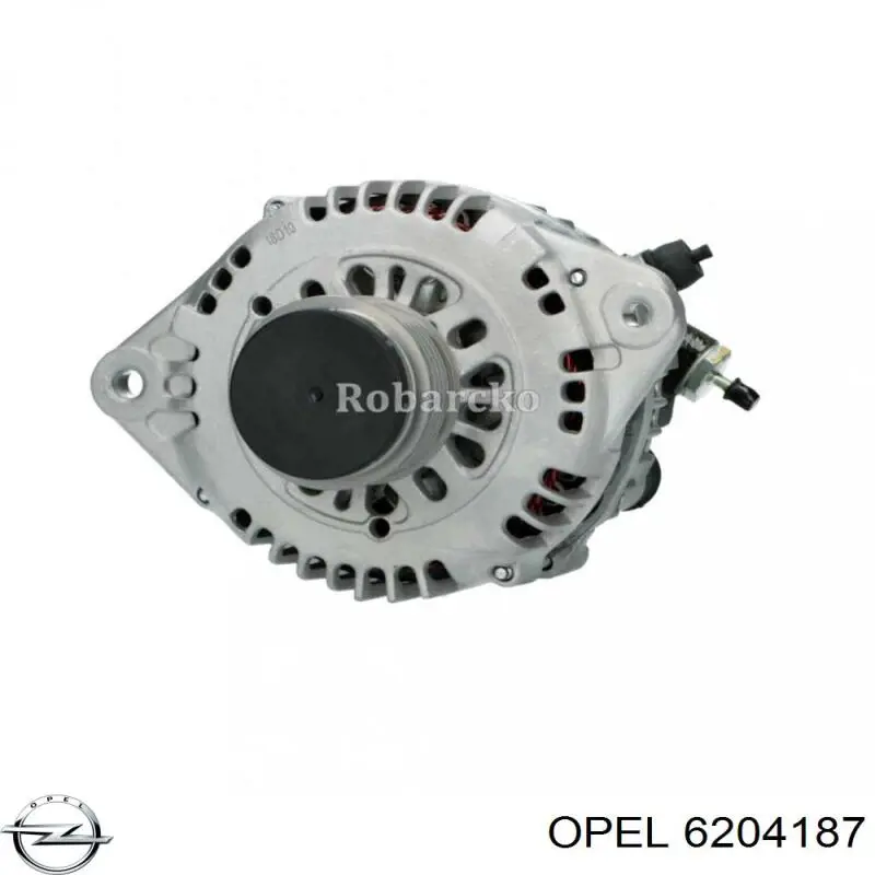 Генератор 6204187 Opel