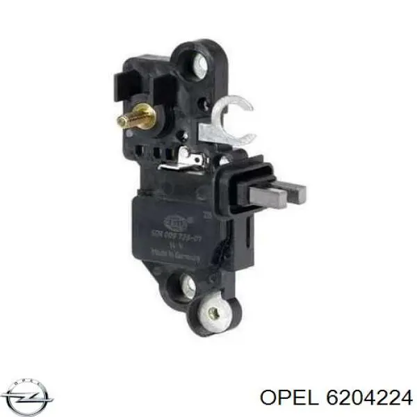 6204224 Opel реле-регулятор генератора (реле зарядки)