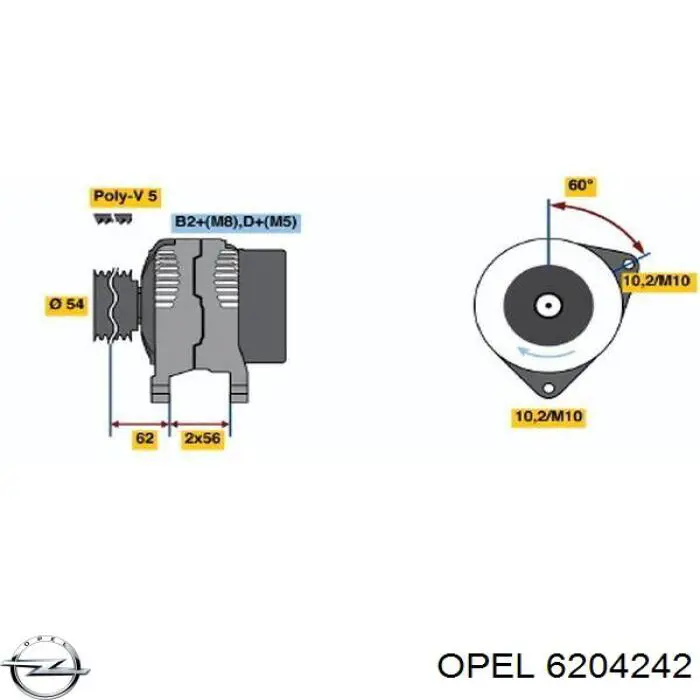  6204242 Opel