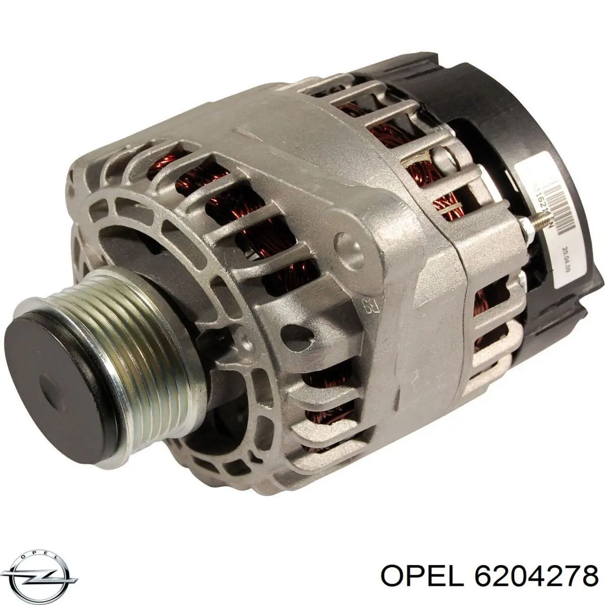 6204278 Opel Генератор автомобильный