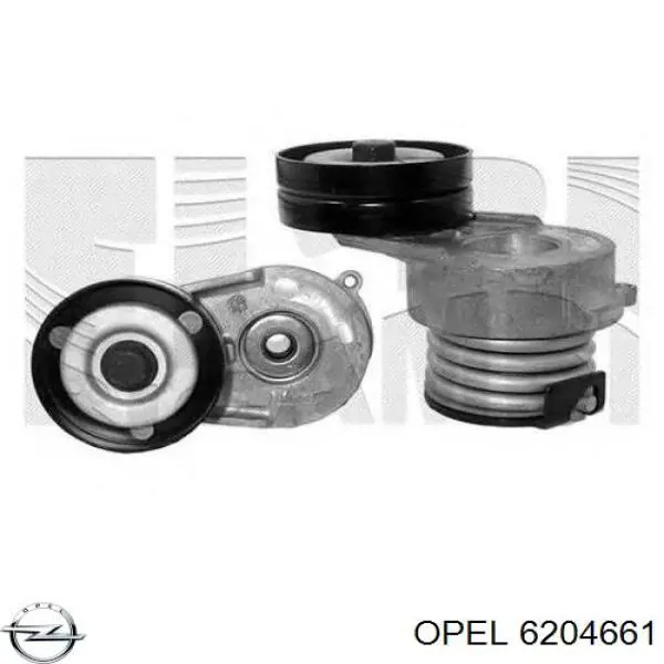 Роликовий модуль натяжителя ремня Opel 6204661 цена, от 56.41 USD