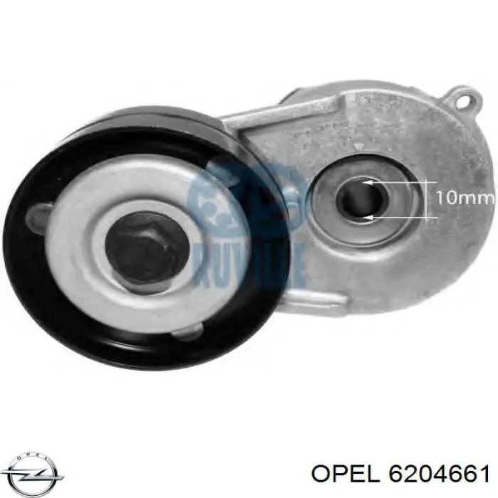 Купить 6204661 Opel Натяжитель приводного ремня