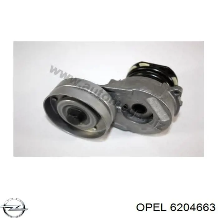 Натяжитель приводного ремня 6204663 Opel