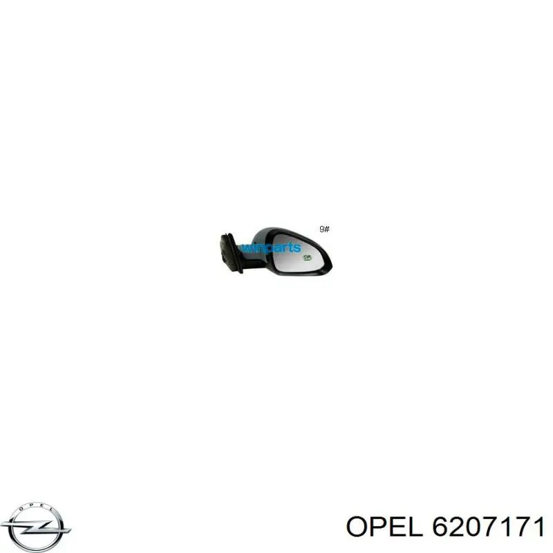 Купить 6207171 Opel Мотор привода линзы зеркала заднего вида