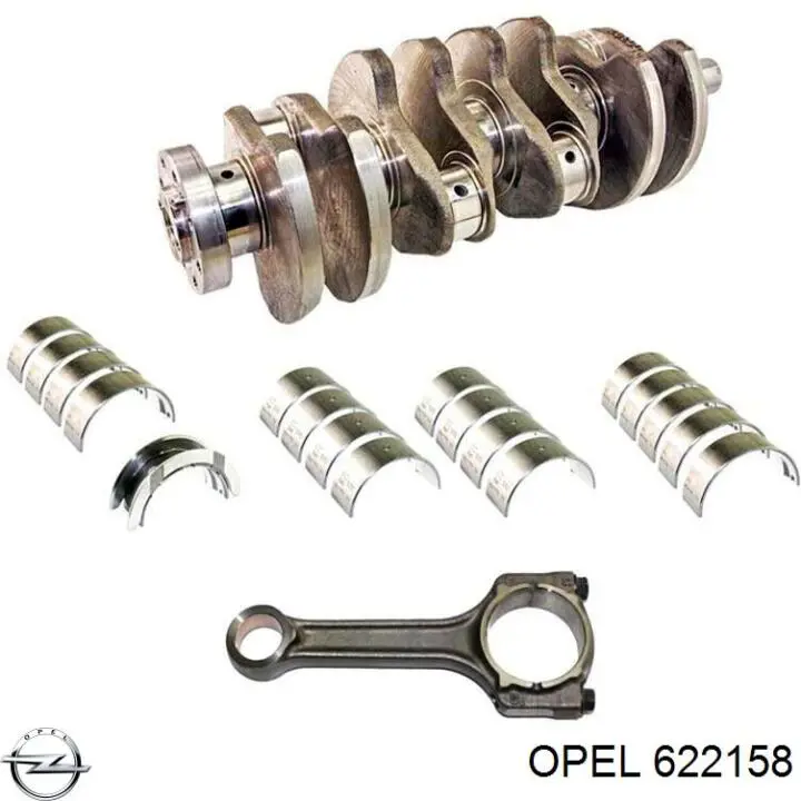 622158 Opel шатун поршня двигателя
