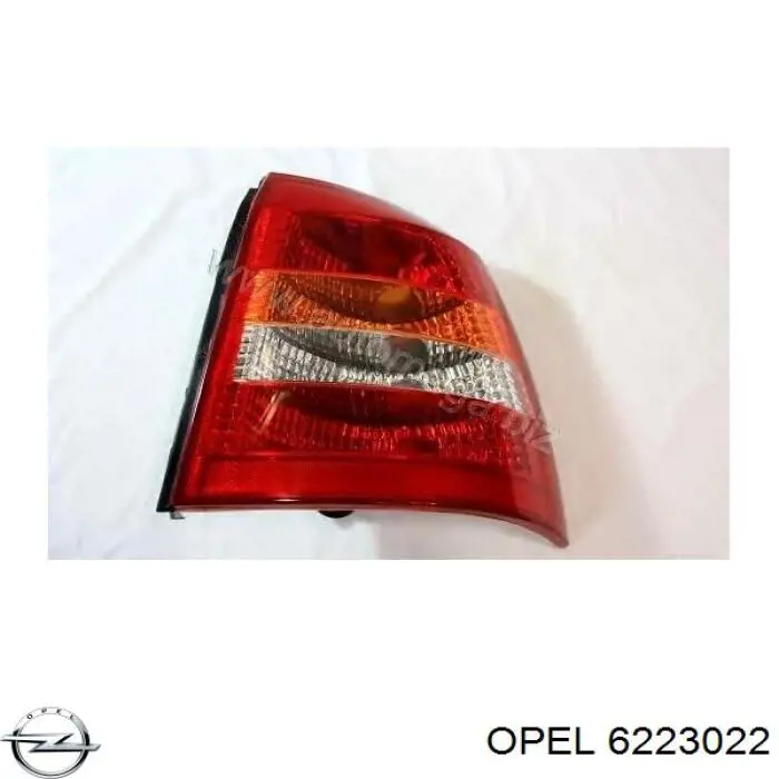 6223022 Opel фонарь задний правый