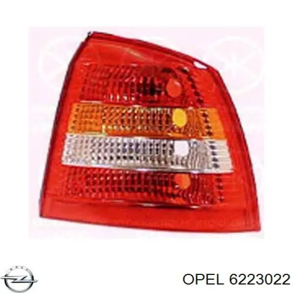 Фонарь задний правый Opel 6223022 цена, от 31.30 USD