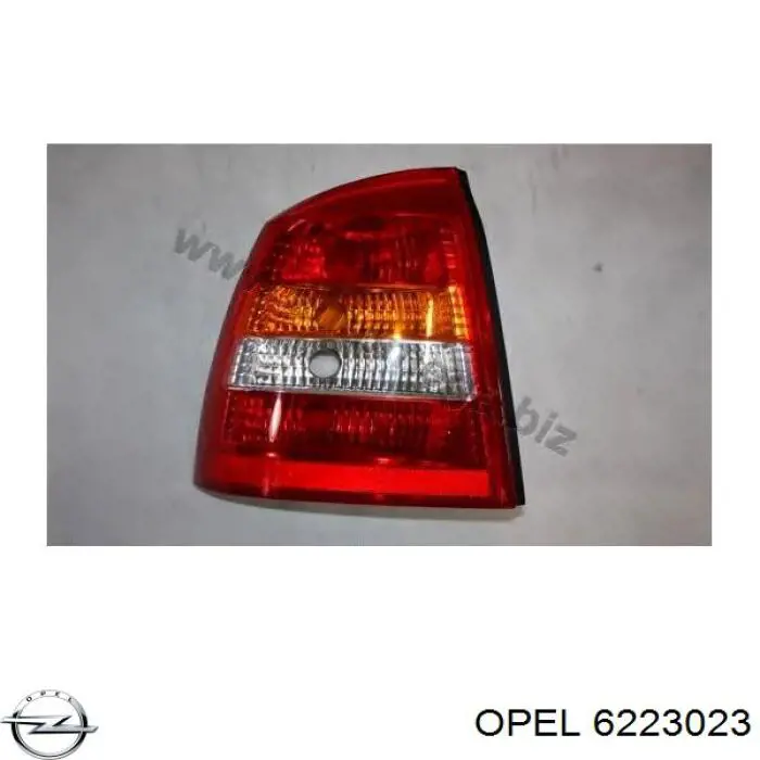 Фонарь задний левый 6223023 Opel