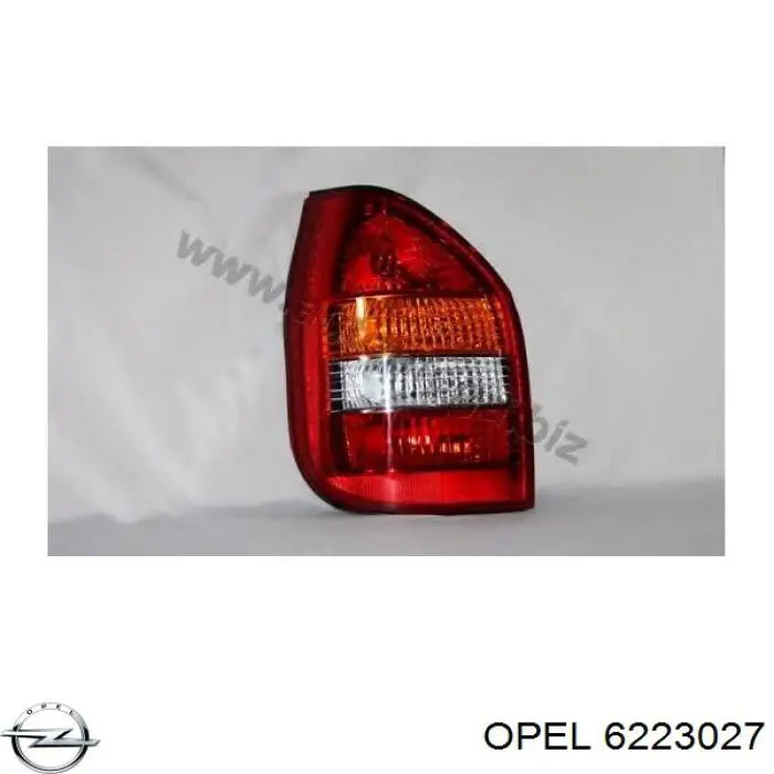 6223027 Opel фонарь задний левый