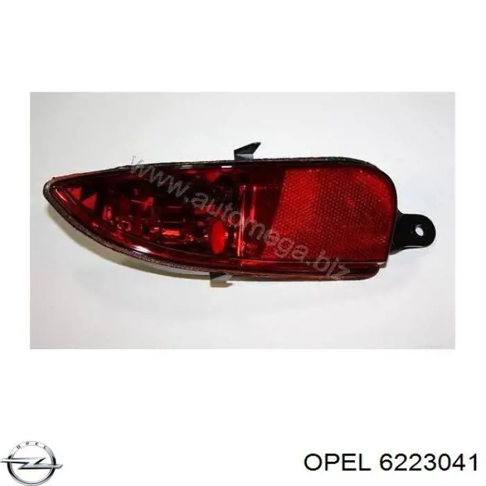 6223041 Opel luzes de nevoeiro esquerdas