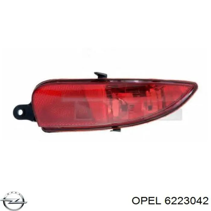 Фара противотуманная задняя, правая Opel 6223042 цена, от 9.35 USD