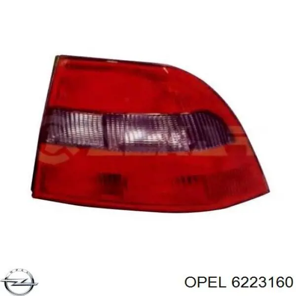 Фонари задние на Opel Vectra B 36