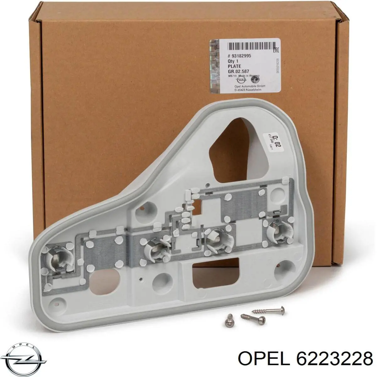 Плата заднего фонаря контактная Opel 6223228 цена, от 19.00 USD
