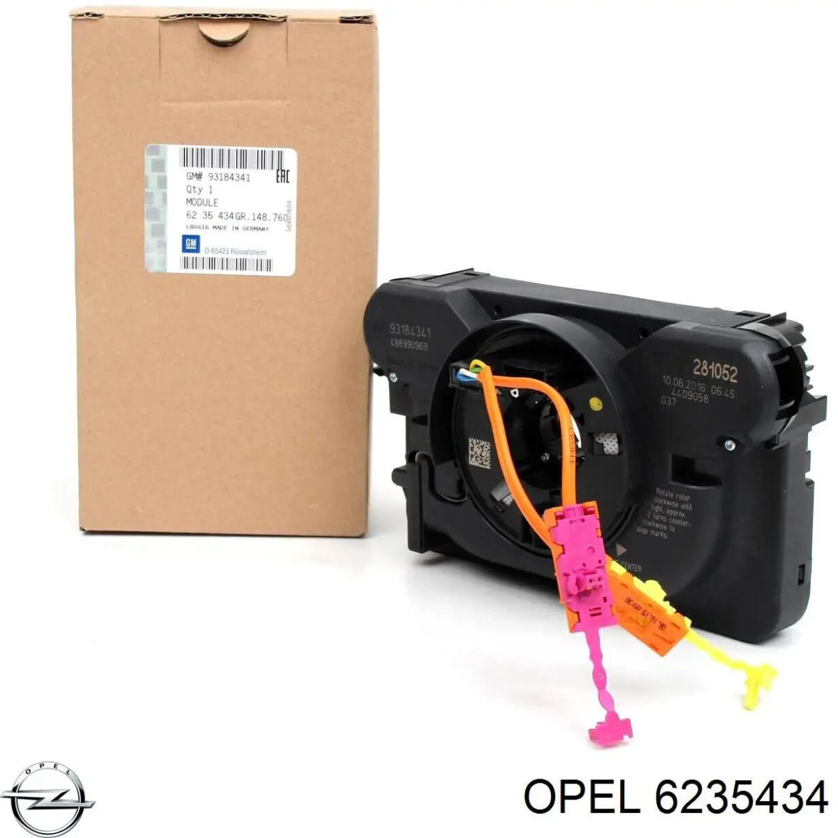 Контактное кольцо подушки безопасности Opel 6235434 цена, от 70.30 USD