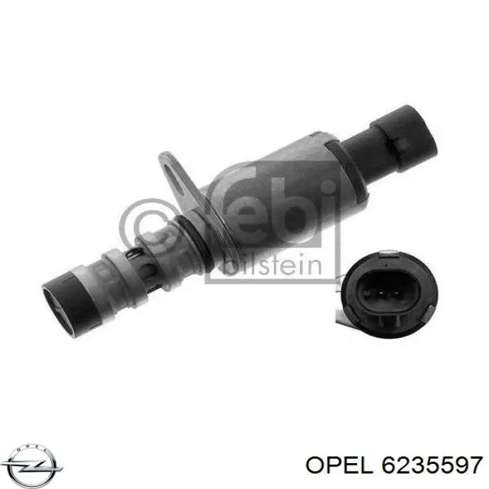 6235597 Opel клапан электромагнитный положения (фаз распредвала)