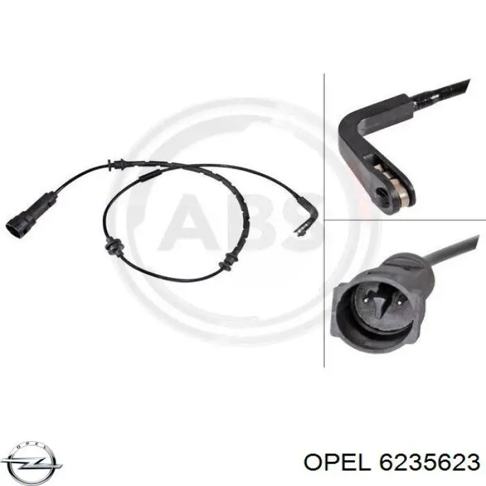 Сигнализатор износ тормозных колодок Opel 6235623 цена, от 4.41 USD