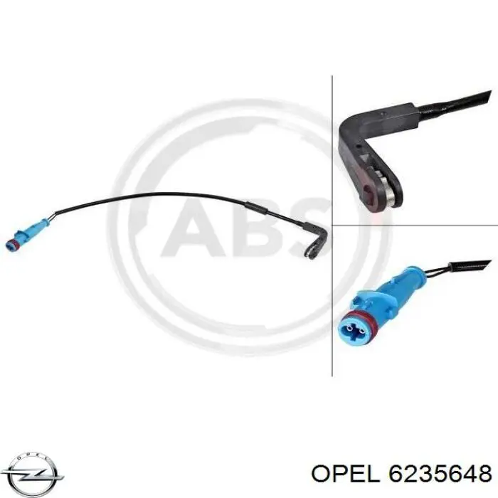 Сигнализатор износ тормозных колодок Opel 6235648 цена, от 2.51 USD