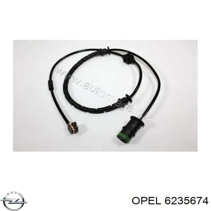 6235674 Opel датчик износа тормозных колодок передний
