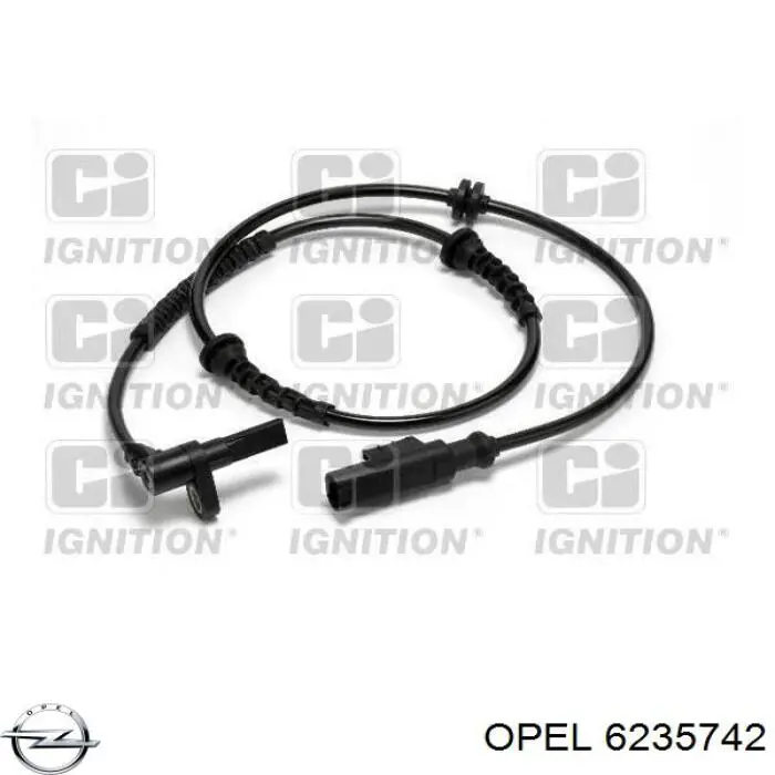 Купить 6235742 Opel Датчик АБС (ABS) передний