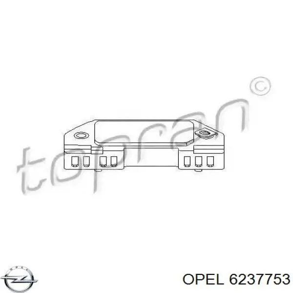 Модуль зажигания (коммутатор) 6237753 Opel