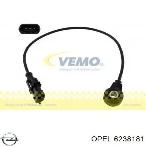 Датчик детонации Opel 6238181 цена, от 33.34 USD