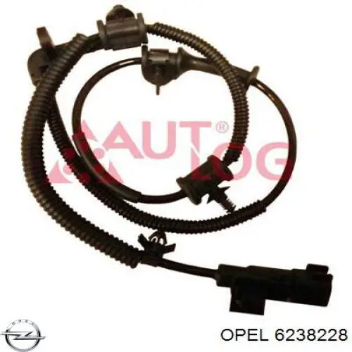 Передний датчик АБС Opel 6238228 цена, от 15.18 USD