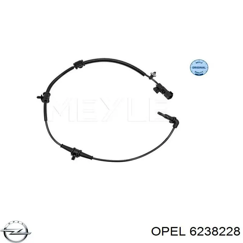 Датчик АБС передний 6238228 Opel