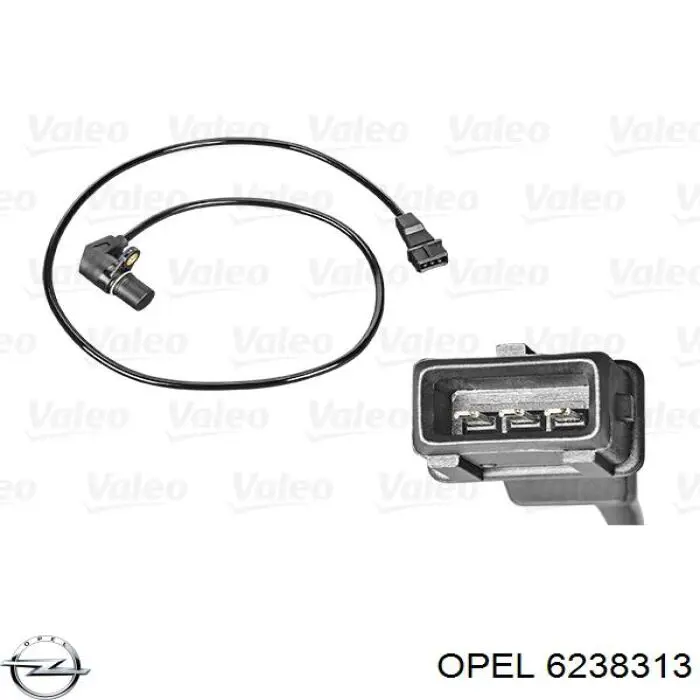 Датчик коленвала 6238313 Opel