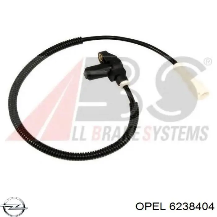 Передний датчик АБС Opel 6238404 цена, от 14.55 USD