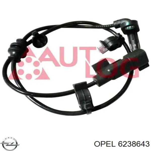 Датчик АБС (ABS) задний Opel 6238643 цена, от 12.36 USD