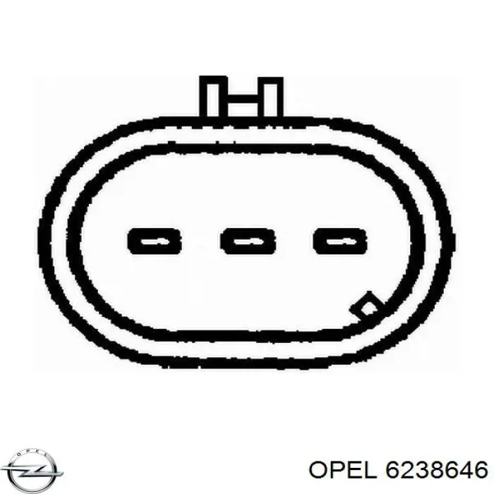 Датчик распредвала 6238646 Opel