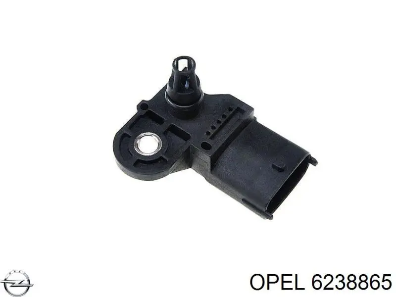6238865 Opel датчик давления во впускном коллекторе, map