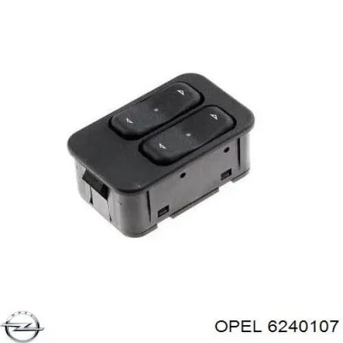 6240107 Opel кнопочный блок управления стеклоподъемником передний левый