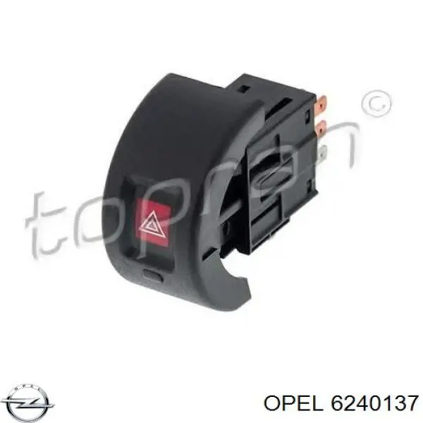 6240137 Opel кнопка включения аварийного сигнала